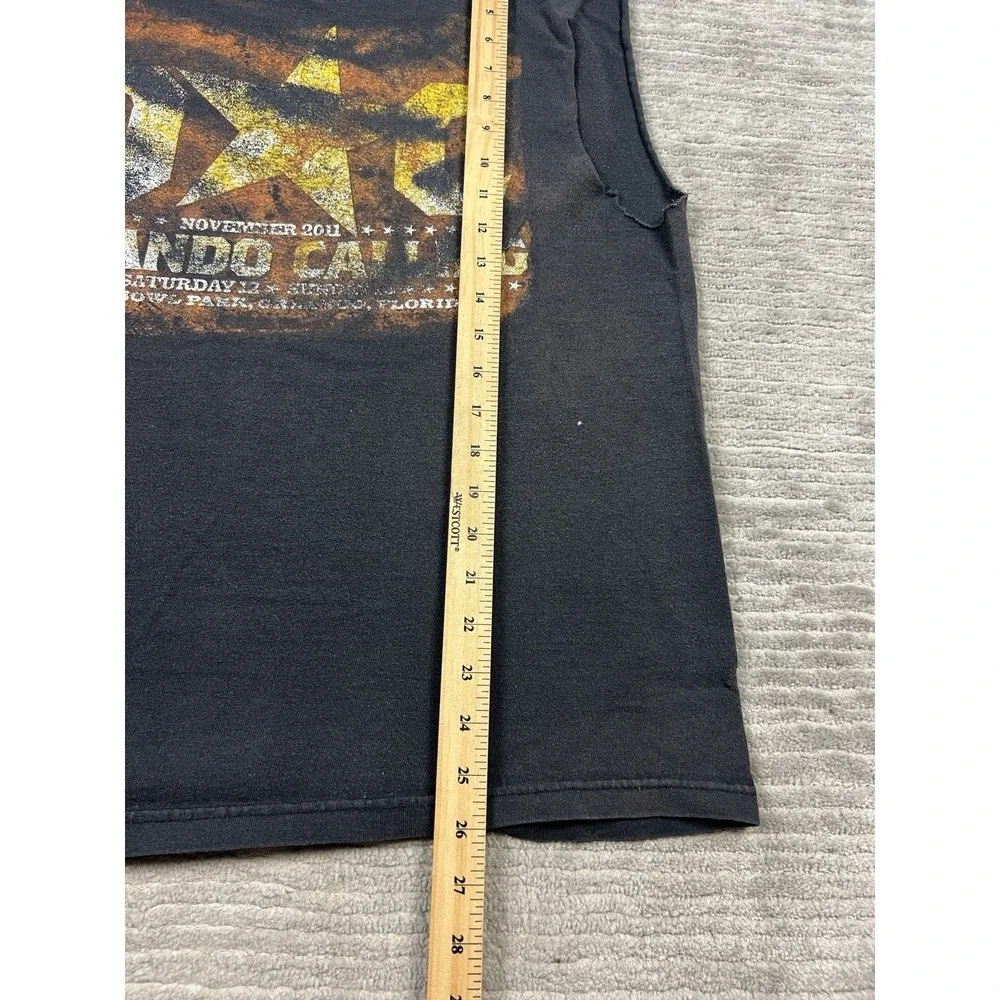 Orlando Calling Shirt Mens Medium Black Concert Killers‎ Kid Rock Destroyed